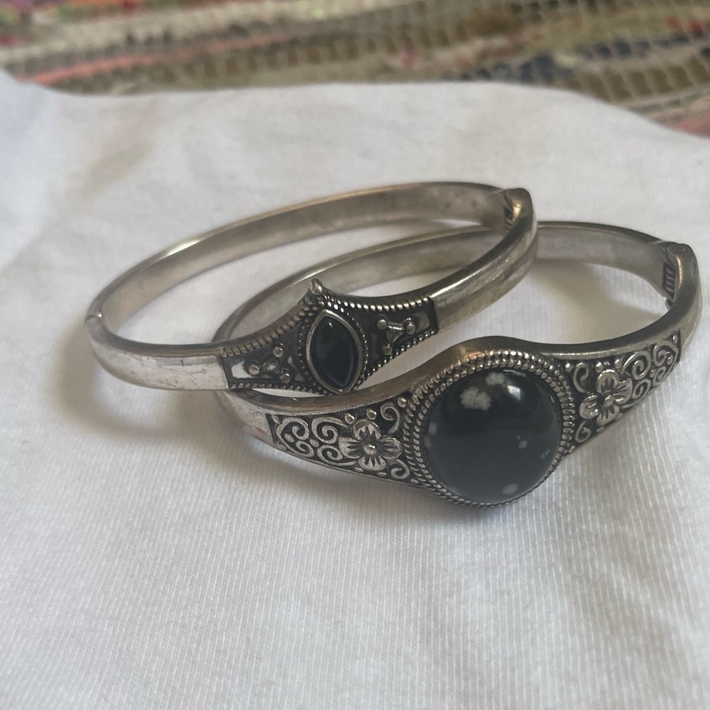 COPY - Bundle of two bracelets cuffed adjustable - Picture 7 of 16
